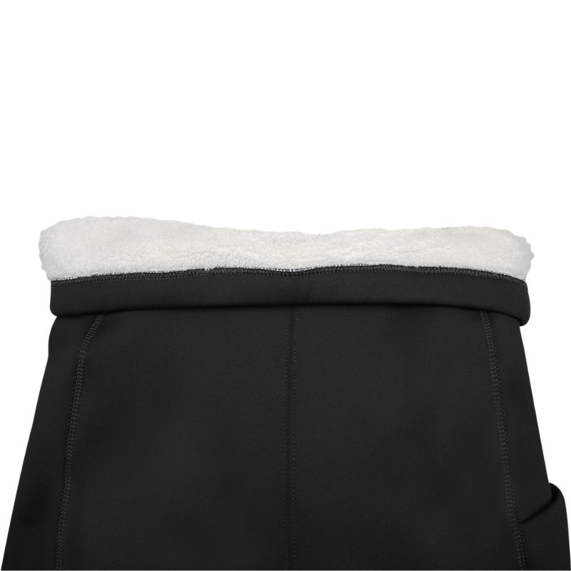 Winter Riding Tights Rica Thermal Teddy Full Grip Black