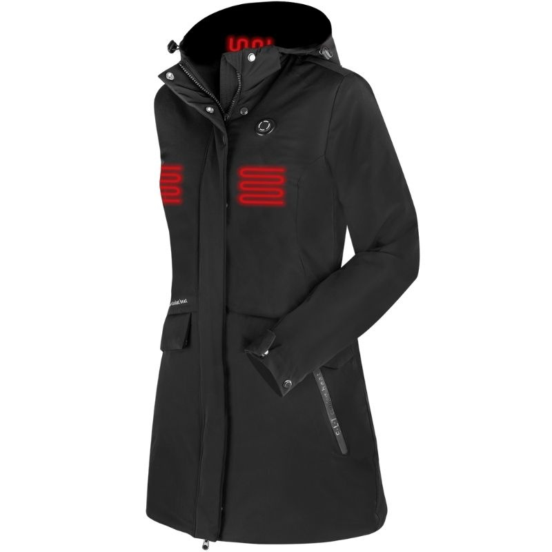 Heated Jacket Comfort Heat Parka Black