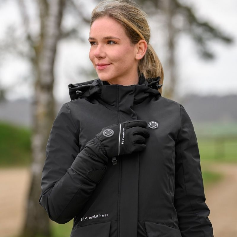 Heated Jacket Comfort Heat Parka Black