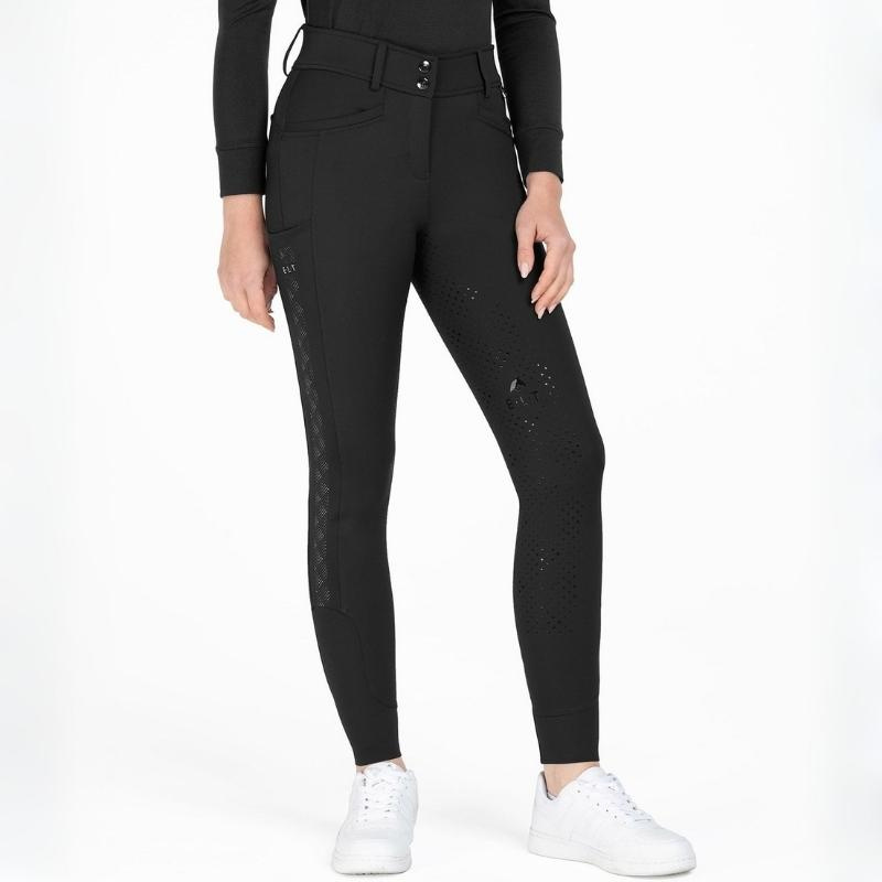 Riding Breeches Reflective Full Grip Black