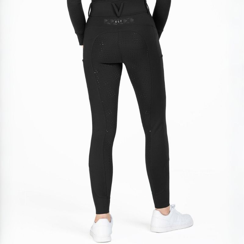 Riding Breeches Reflective Full Grip Black