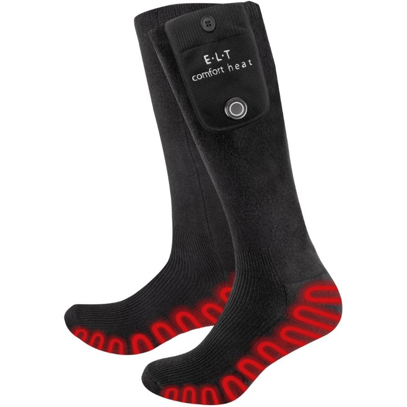 Heated Socks Comfort Heat Black