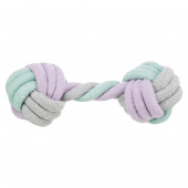 Dog Toy Junior Rope Report Grey/Turquoise/Purple
