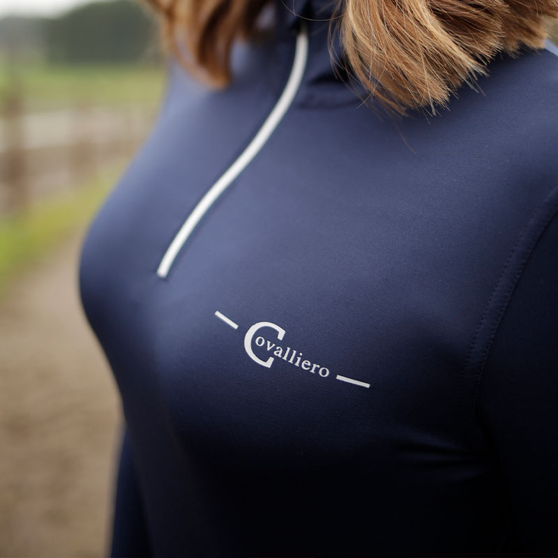 Sweater 1/4 Zip Active Navy