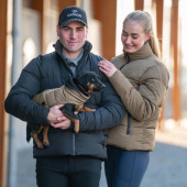 Riding Jacket Bella Puffer Beige Riding Jacket Bella Puffer Beige