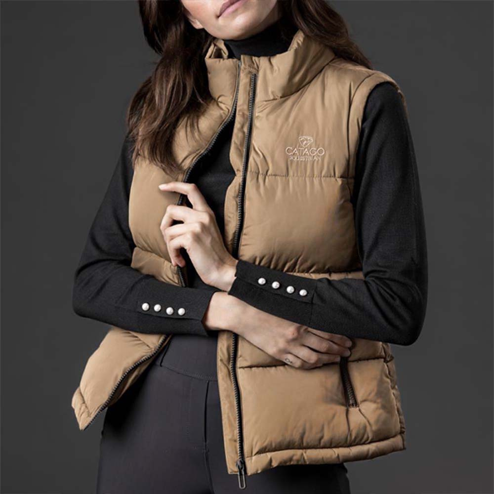 Riding Vest Busta Puffer Beige
