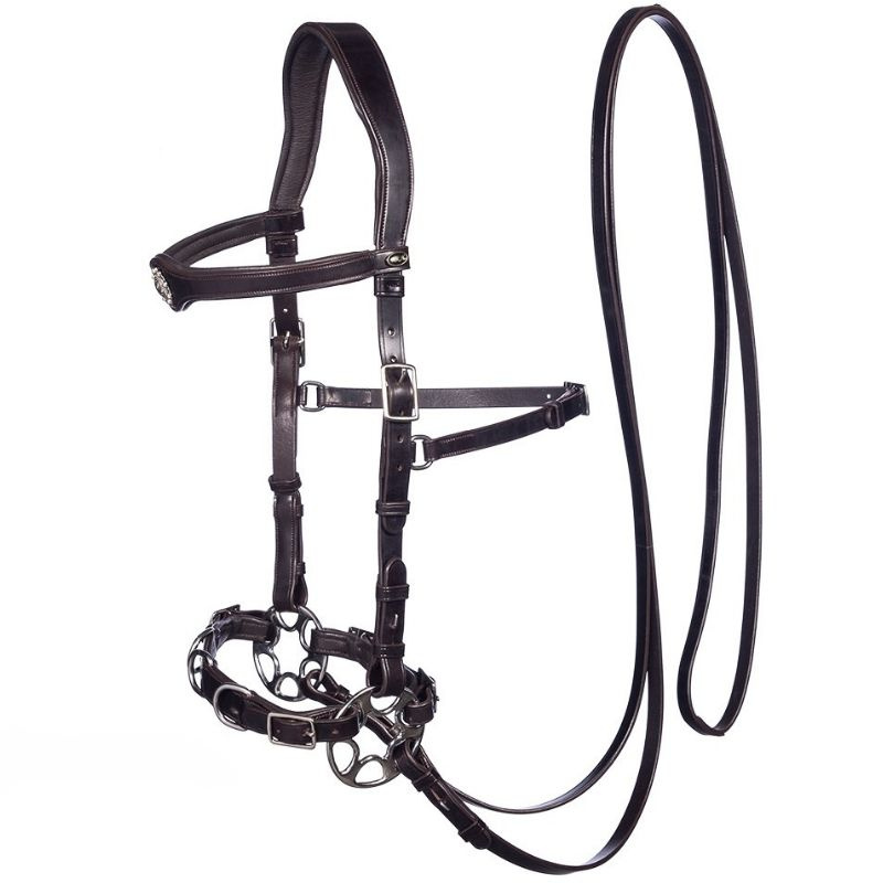 Bitless Bridle Caval Cavemore Brown