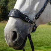 Hackamore Bridle Fiore Black Hackamore Bridle Fiore Black
