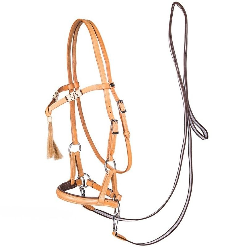 Bitless Bridle Shango Sidepull Natural