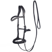 Bitless Bridle Rebecca Sidepull Black Bitless Bridle Rebecca Sidepull Black