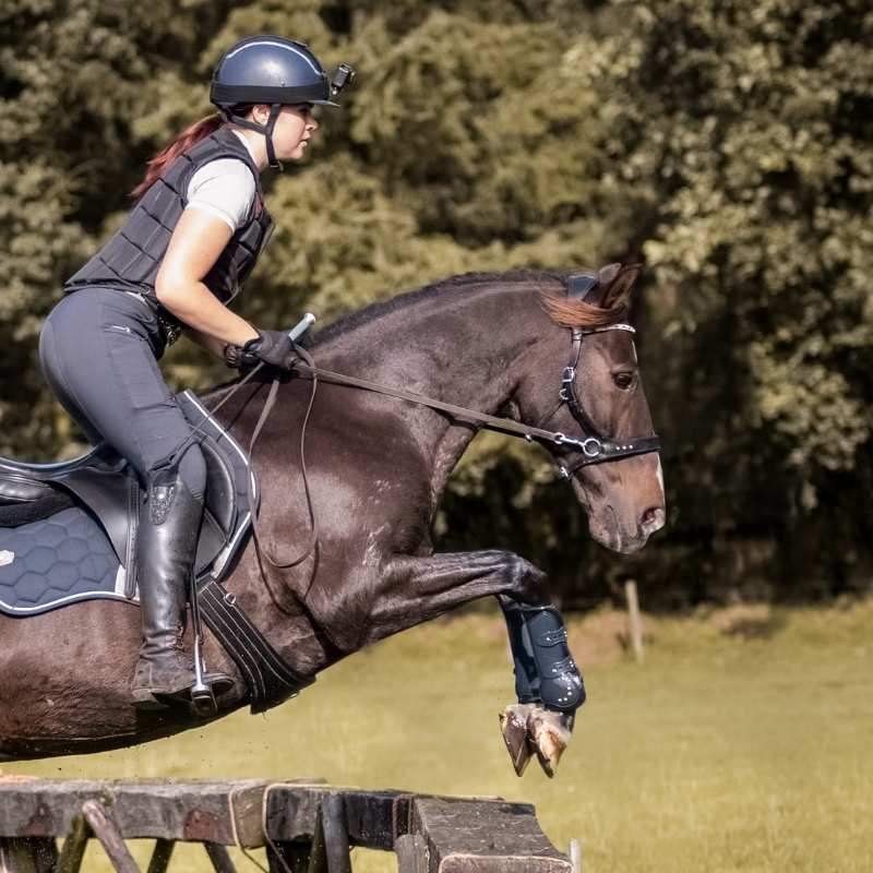 Bitless Bridle Glory Sidepull Black