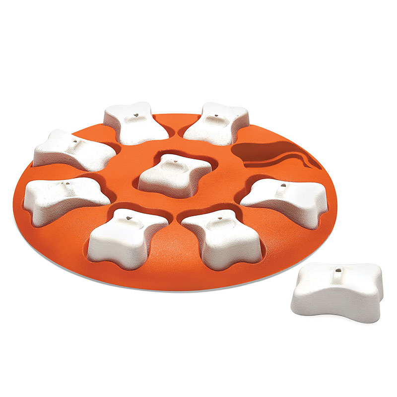 Interactive Dog Toy Dog Smart Level 1 Red/0White