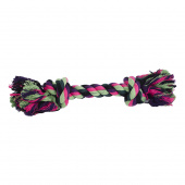 Dog Toy Vixen Rope Knots Green/Black/Pink