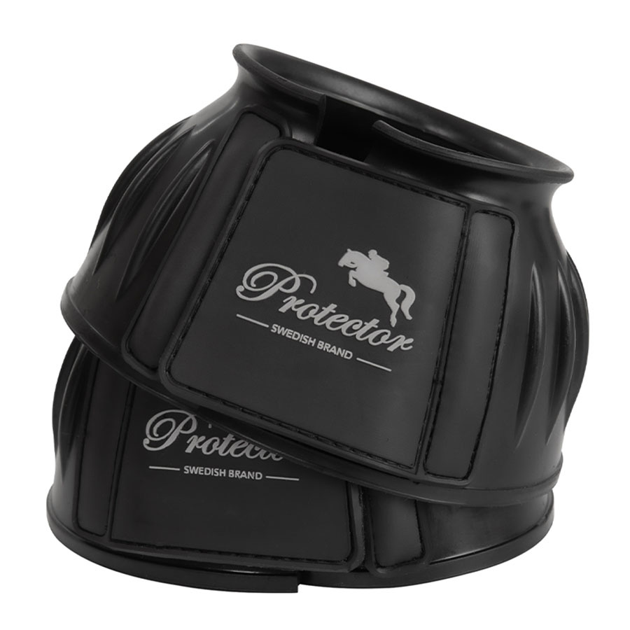 Rubber Bell Boots Flexible Black