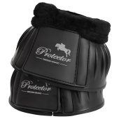 Rubber Bell Boots Flexible Fleece Black Rubber Bell Boots Flexible Fleece Black