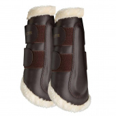 Tendon Boots with Fleece Brown/Natural