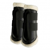 Tendon Boots with Fleece Black/Natural