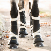 Tendon Boots with Fleece Black/Natural
