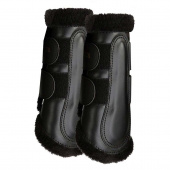 Tendon Boots with Fleece Black/Black