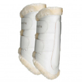 Tendon Boots with Fleece White/Natural