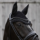 Ear Bonnet Crystal Black Ear Bonnet Crystal Black