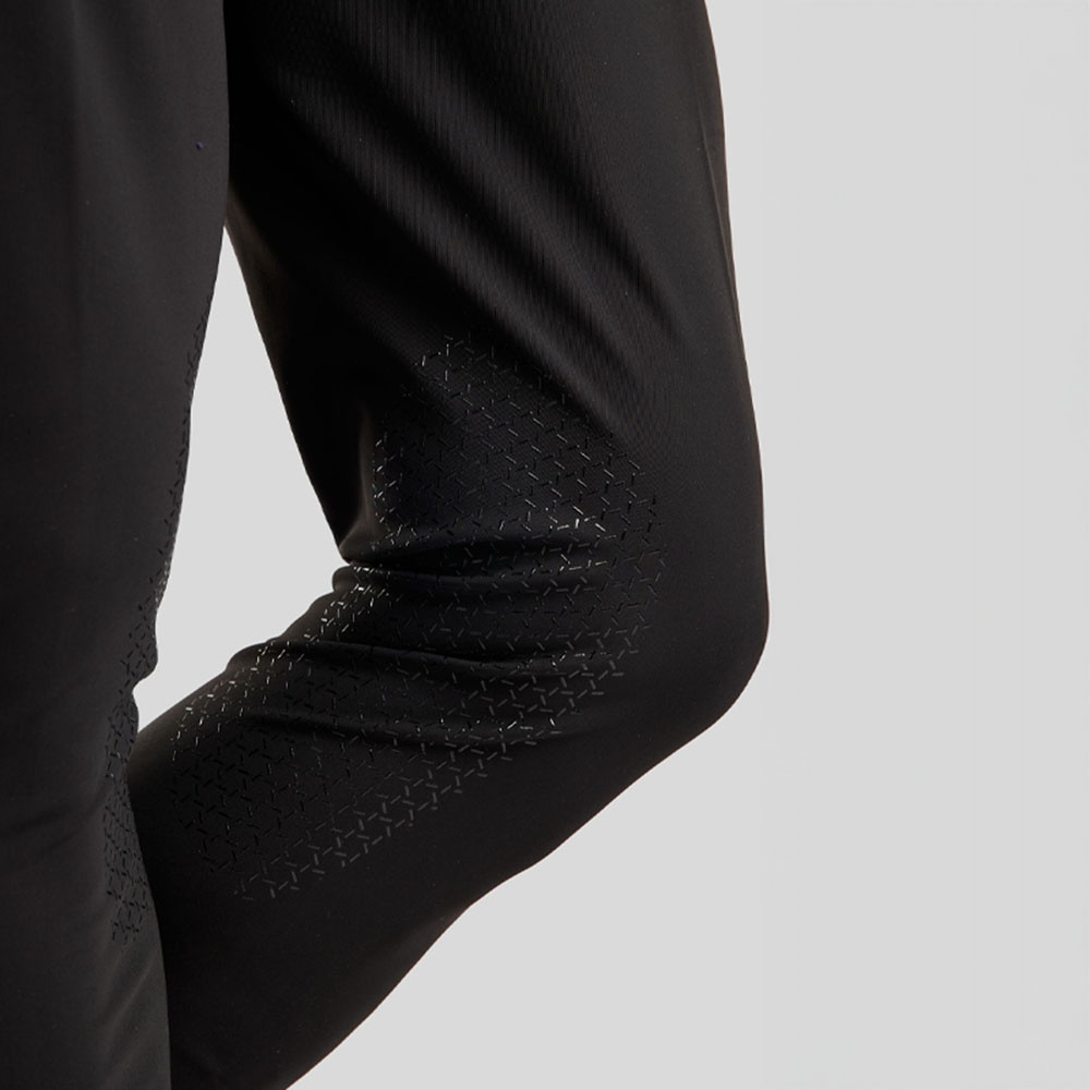 Men's Riding Breeches MoBen Knee Grip Black