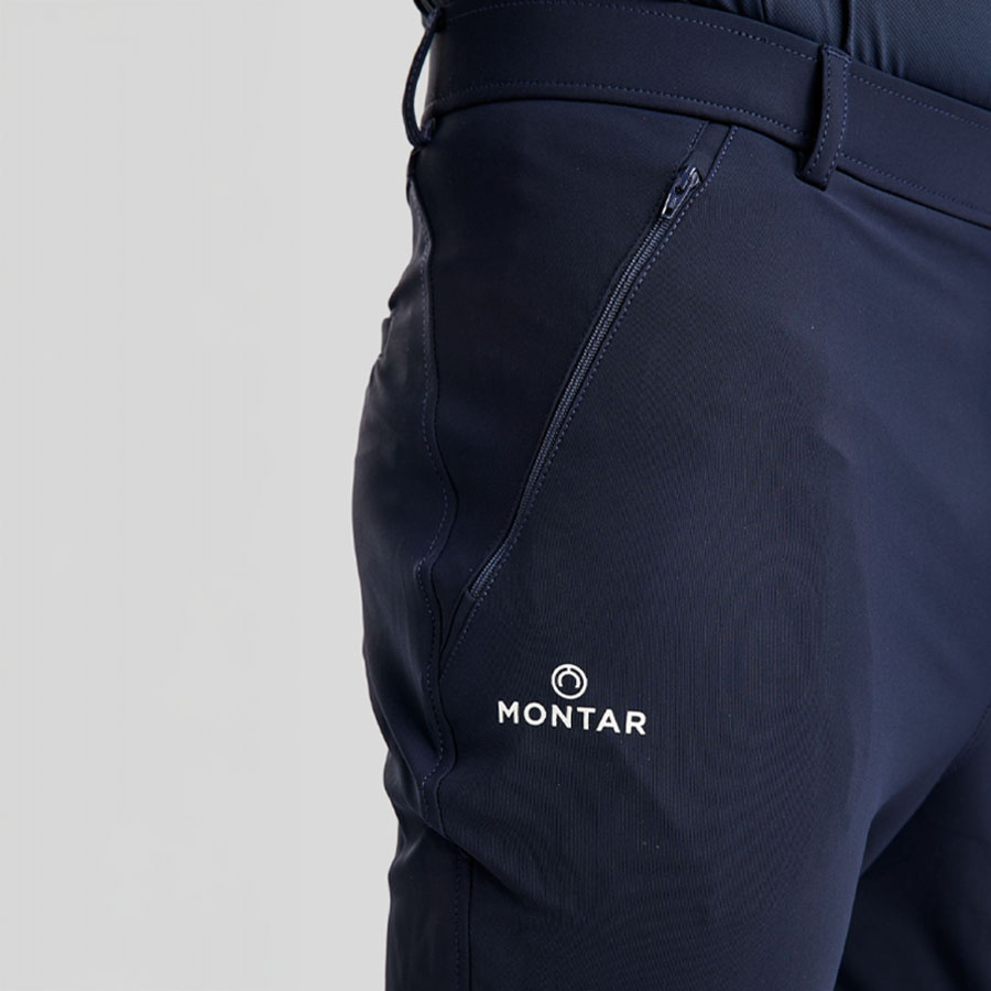 Men's Riding Breeches MoBen Knee Grip Navy Blue