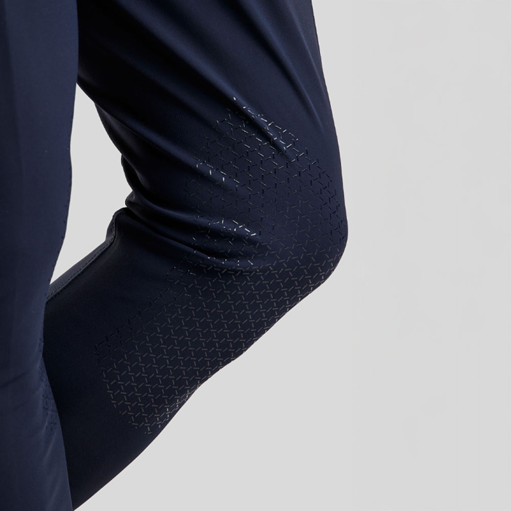 Men's Riding Breeches MoBen Knee Grip Navy Blue