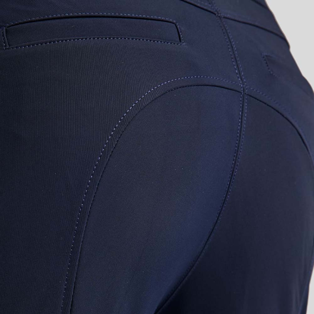 Men's Riding Breeches MoBen Knee Grip Navy Blue