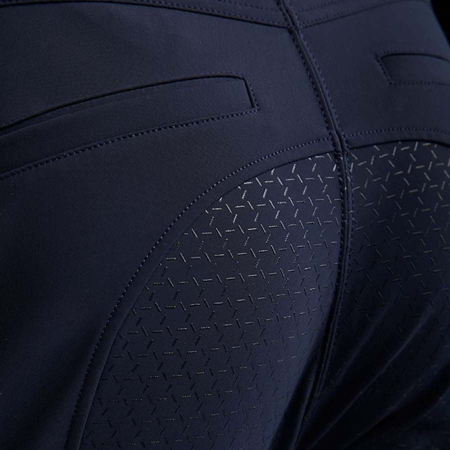 Men's Riding Breeches MoBen Full Grip Navy Blue