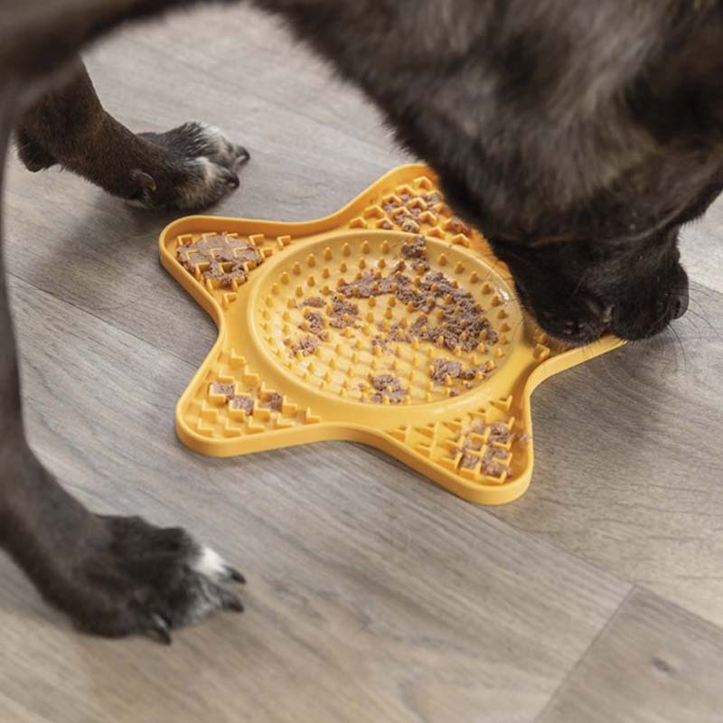 Lick'n'Snack Licking Mat Star Yellow