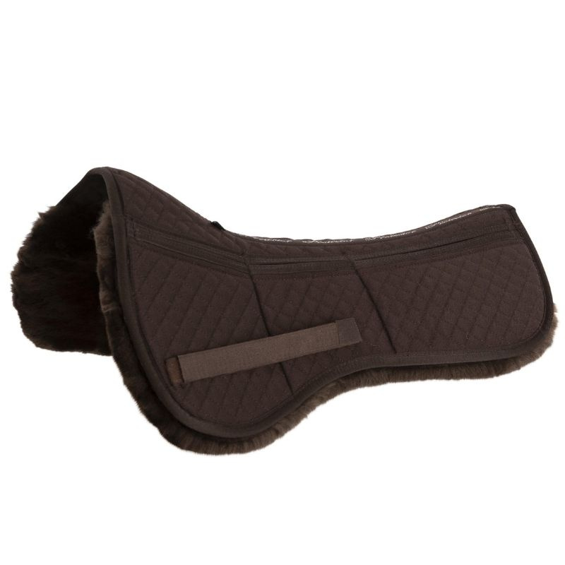 Correction Pad Sheepskin Dressage Brown