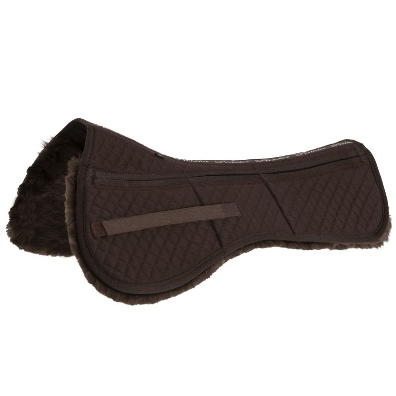 Correction Pad Sheepskin Showjump Brown