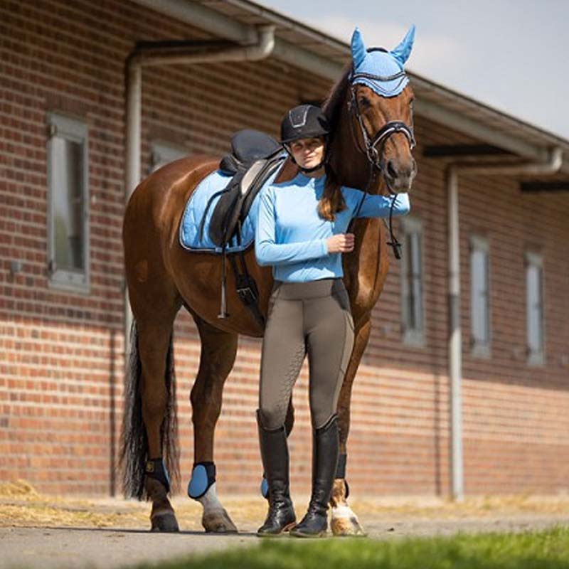 Ear Bonnet Event Light Blue/Black/Grey