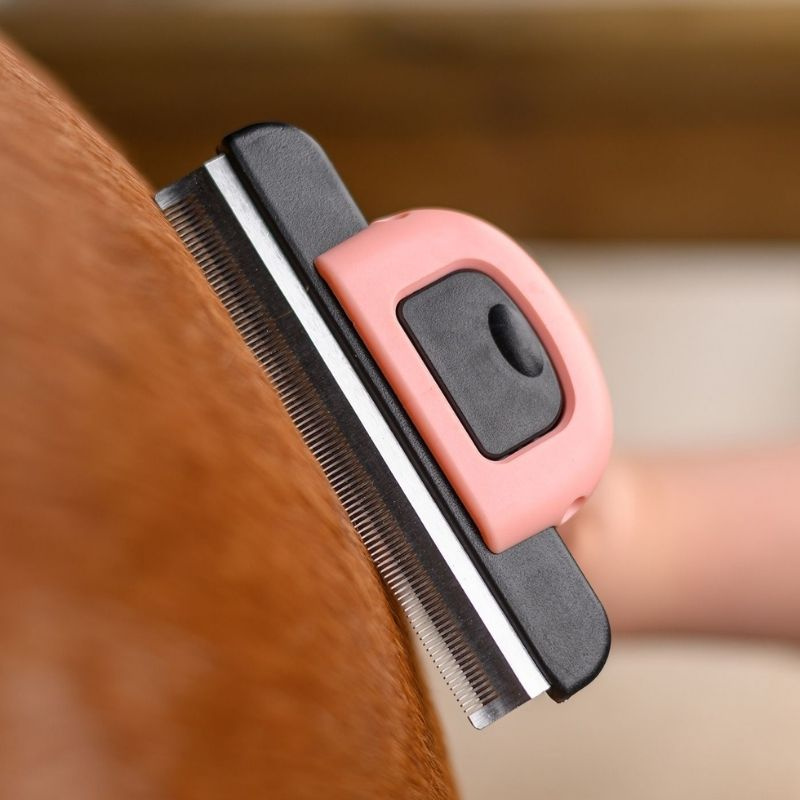 Shedding Comb Gel Pink L