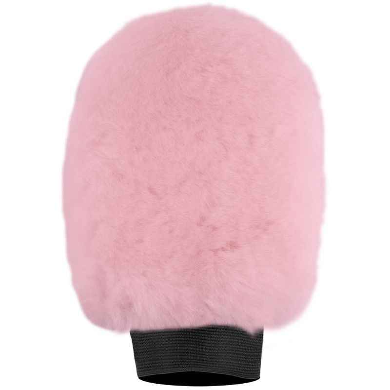 Grooming Mitt Lucky Lambskin Pink