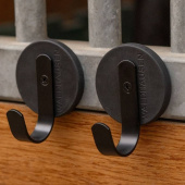 Hooks Magnetic Large 2-Pack Black Hooks Magnetic Large 2-Pack Black