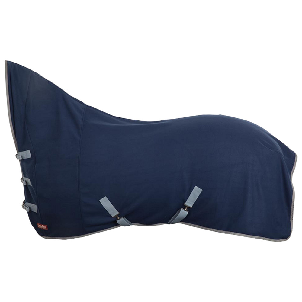 Fleece Rug with Neck All Year Navy Blue