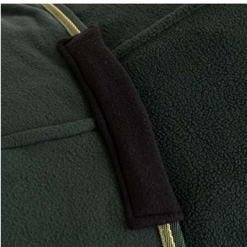 Fleece Rug Basic Dark Green