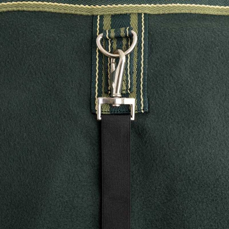 Fleece Rug Basic Dark Green