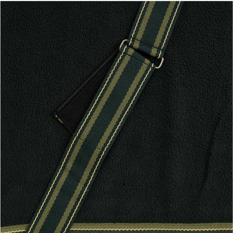 Fleece Rug Basic Dark Green