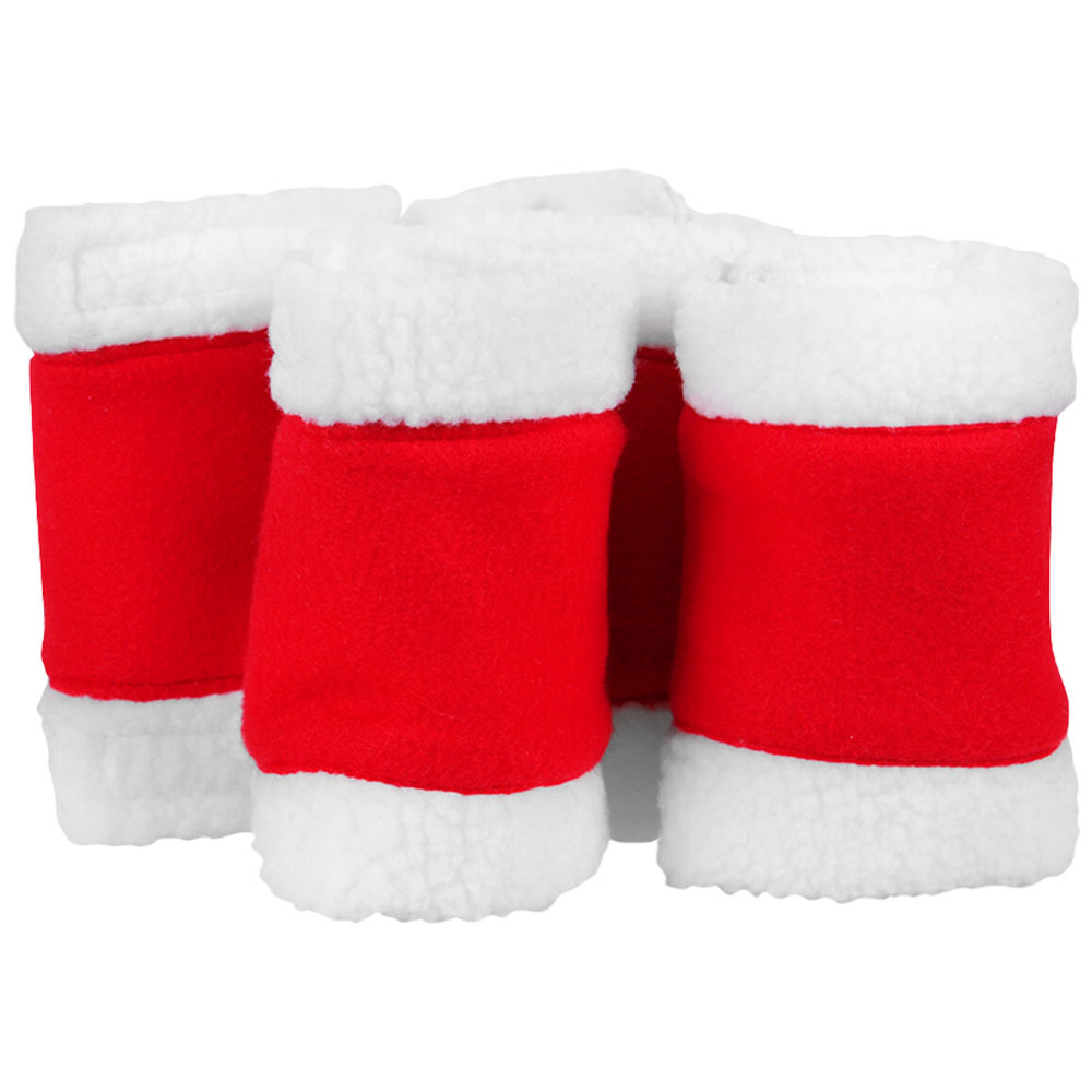 Tendon Boots Christmas Red/White
