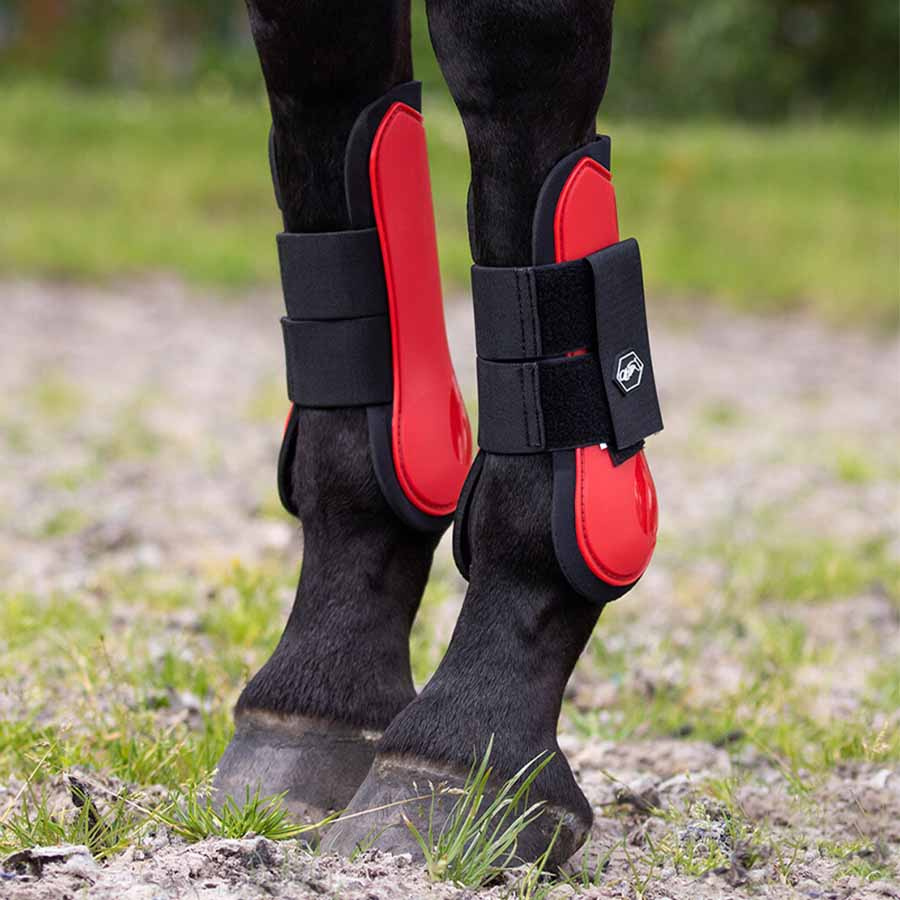 Tendon Boots Neoprene Red