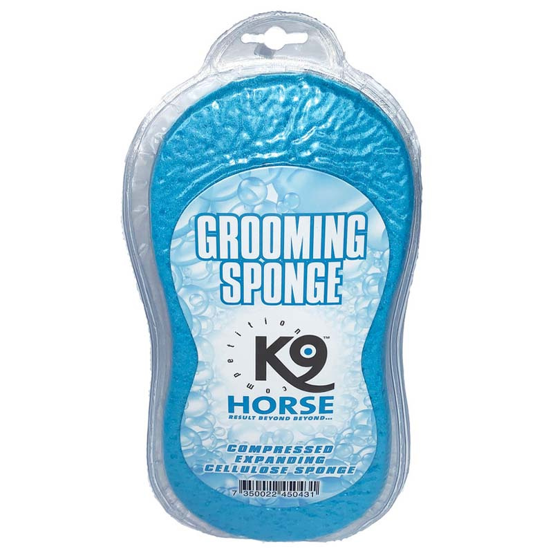 Grooming Sponge Cellulose Grooming Sponge Blue