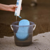 Grooming Sponge Cellulose Grooming Sponge Blue Grooming Sponge Cellulose Grooming Sponge Blue