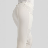 Riding Breeches Kids/Junior Crystals Full Grip White Riding Breeches Kids/Junior Crystals Full Grip White