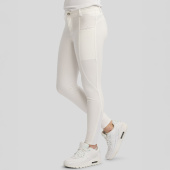 Riding Breeches Kids/Junior Crystals Full Grip White Riding Breeches Kids/Junior Crystals Full Grip White