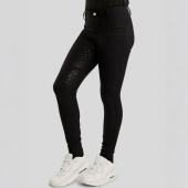 Riding Breeches Kids/Junior Crystals Full Grip Black Riding Breeches Kids/Junior Crystals Full Grip Black