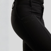 Riding Breeches Kids/Junior Crystals Full Grip Black Riding Breeches Kids/Junior Crystals Full Grip Black