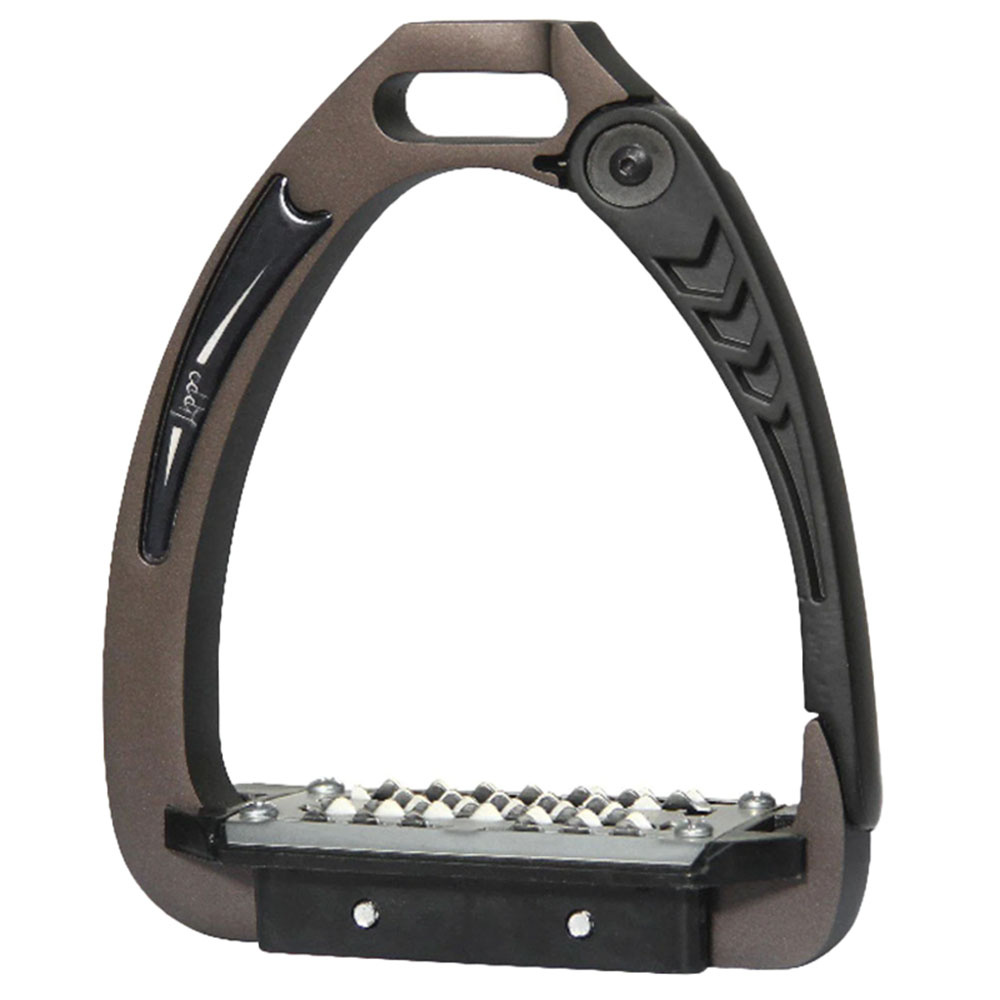 Safety Stirrups Aluminium Brown